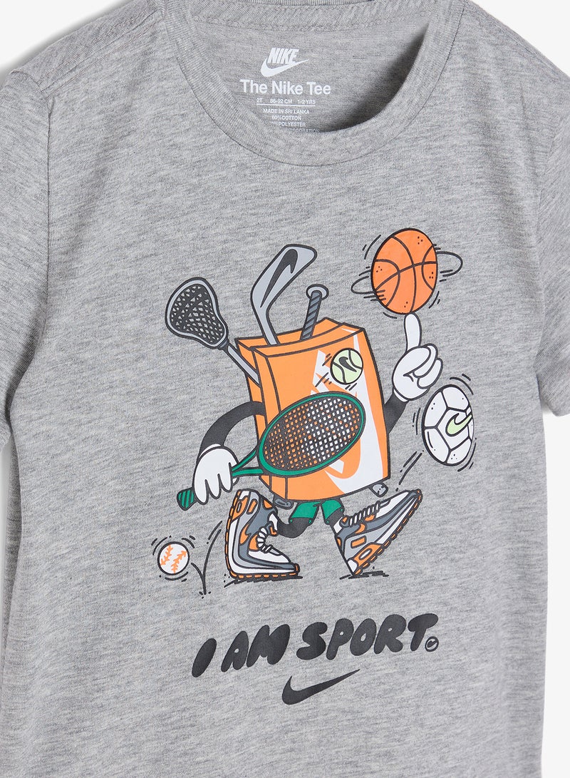 نايكي تيشيرت رسومات للأطفال رياضي فضفاض - Image 3